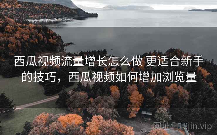 西瓜视频流量增长怎么做 更适合新手的技巧，西瓜视频如何增加浏览量