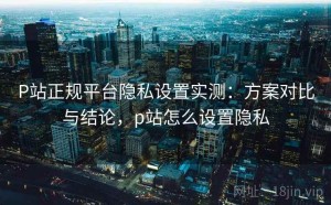 P站正规平台隐私设置实测：方案对比与结论，p站怎么设置隐私