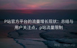 P站官方平台的流量增长现状：总结与用户关注点，p站流量限制