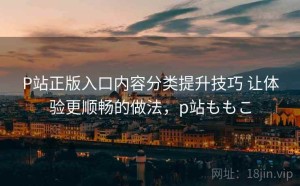 P站正版入口内容分类提升技巧 让体验更顺畅的做法，p站ももこ