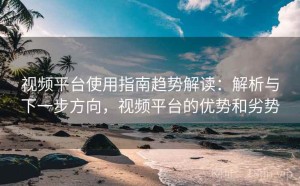 视频平台使用指南趋势解读：解析与下一步方向，视频平台的优势和劣势