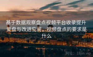 基于数据观察盘点视频平台收录提升 复盘与改进空间，视频盘点的要求是什么