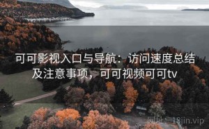可可影视入口与导航：访问速度总结及注意事项，可可视频可可tv