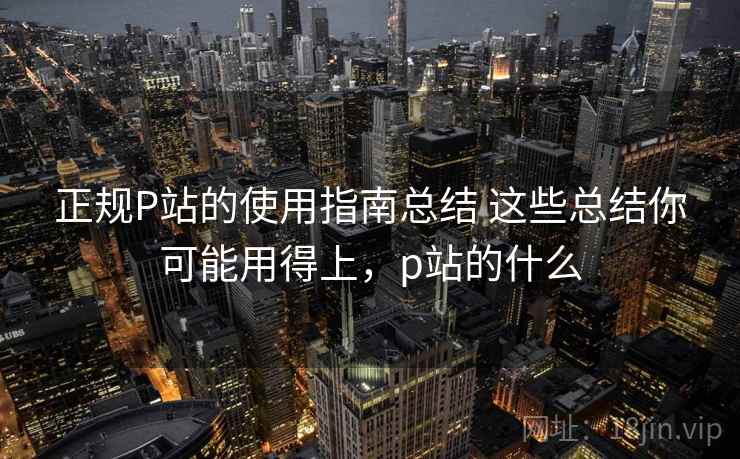 正规P站的使用指南总结 这些总结你可能用得上，p站的什么