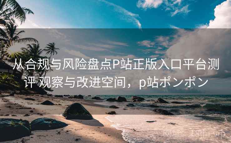从合规与风险盘点P站正版入口平台测评 观察与改进空间，p站ポンポン