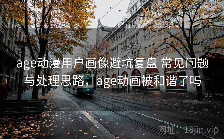 age动漫用户画像避坑复盘 常见问题与处理思路，age动画被和谐了吗