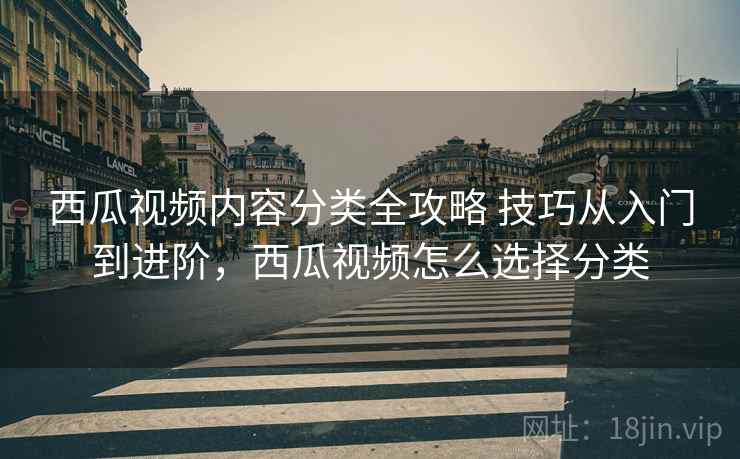 西瓜视频内容分类全攻略 技巧从入门到进阶，西瓜视频怎么选择分类