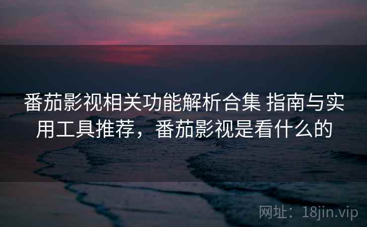 番茄影视相关功能解析合集 指南与实用工具推荐，番茄影视是看什么的