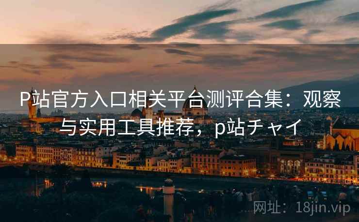 P站官方入口相关平台测评合集：观察与实用工具推荐，p站チャイ