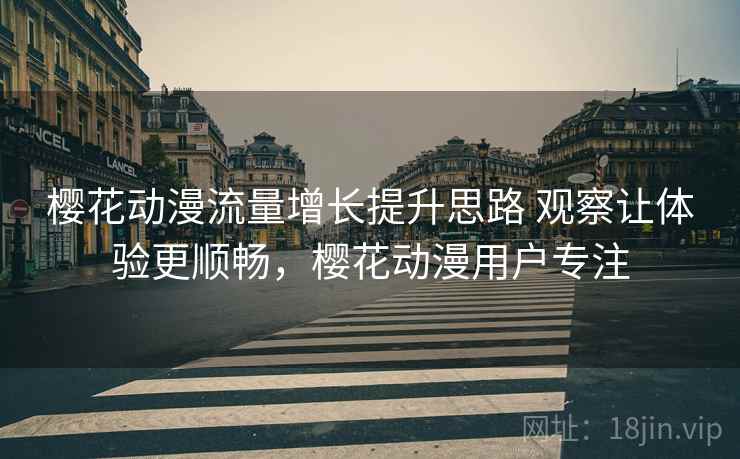 樱花动漫流量增长提升思路 观察让体验更顺畅，樱花动漫用户专注